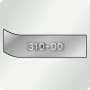 S0720160/31000 DYMO Лента бесклеевая алюминевая для принтера M 1011, 12 мм х 4,8 м, 10 шт./упаковка