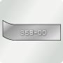 S0720180/35800 DYMO Лента самоклеющаяся алюминевая для принтера M 1011, 12 мм х 3,65 м, 10 шт./упаковка